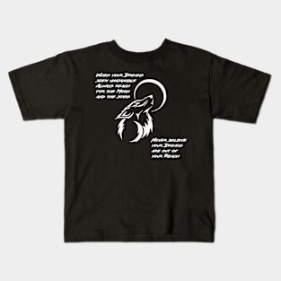 Dreams Quote Kids T-Shirt